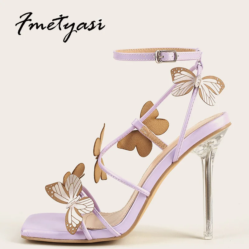 Purple Pumps for Women Butterfly-knot Buckle Strap Super High Heels Square Toe Thin Heels Summer 2021 Sweet Beautiful
Purple Pumps for Women Butterfly-knot Buckle Strap Super High Heels Square Toe Thin Heels Summer 2021 Sweet Beautiful