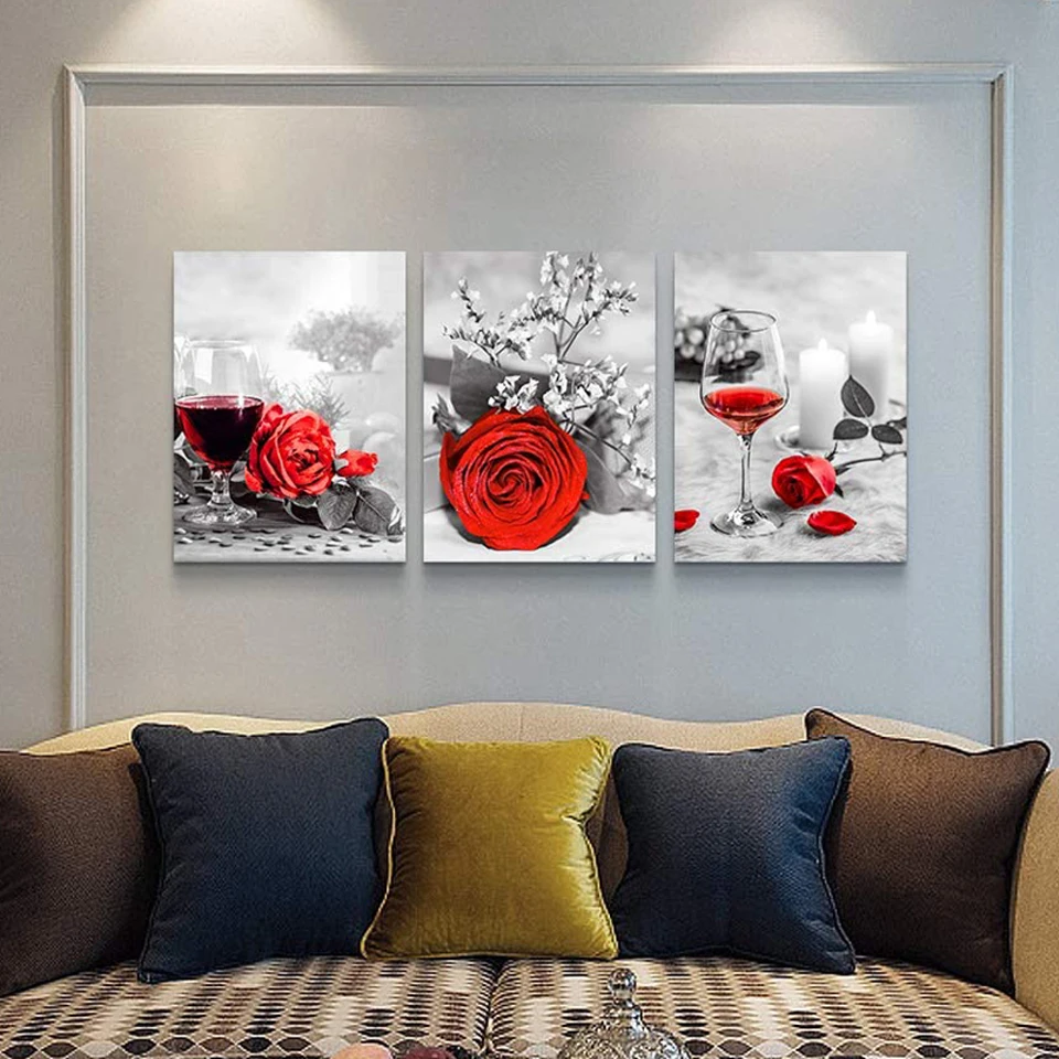 Triptych Black And White Wine Diamond Painting Red Rose Flower Full Cross Stitch Diamond Mosaic 5d Picture Of Rhinestones WW247 
Triptych Black And White Wine Diamond Painting Red Rose Flower Full Cross Stitch Diamond Mosaic 5d Picture Of Rhinestones WW247