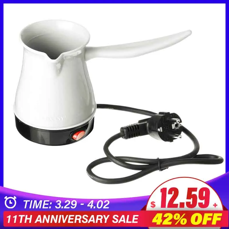 Electric Coffee Maker 220V Portable Home Office Moka Pot Greek Turkish Espresso Percolator Machine Fast and Heat Resistant
Electric Coffee Maker 220V Portable Home Office Moka Pot Greek Turkish Espresso Percolator Machine Fast and Heat Resistant