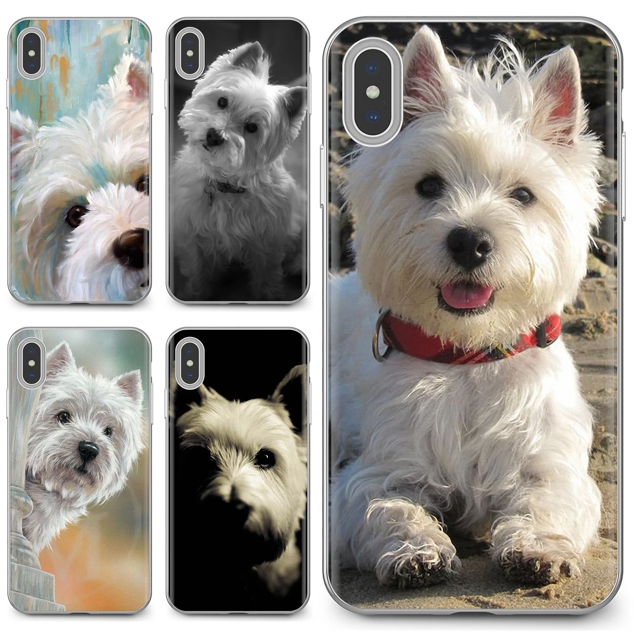 Силиконовый чехол с изображением щенков I Love My Westie для Xiaomi Mi A1 A2 A3 5X 6X 8 9t Lite SE Pro Max Mix