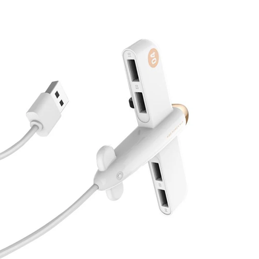 4 USB 2.0 1 to 4 Creative Airplane Design Multi-function Charger Converter Extension Line Expansion Multi-port HUB Hub (White)
4 USB 2.0 1 to 4 Creative Airplane Design Multi-function Charger Converter Extension Line Expansion Multi-port HUB Hub (White)