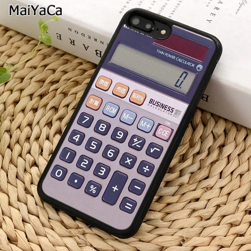 Новый стильный Оригинальный чехол MaiYaCa с калькулятором для телефона iPhone 5 6 7 8 plus 11