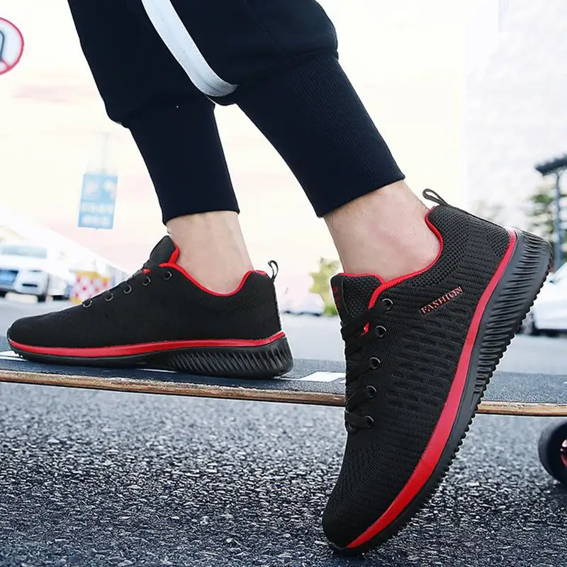 Men Sports Shoes 2020 New Mesh Breathable Lace Up Male Sneakers Soft Bottom Lightweight Big Size Outdoor Running Shoes For Men
Men Sports Shoes 2020 New Mesh Breathable Lace Up Male Sneakers Soft Bottom Lightweight Big Size Outdoor Running Shoes For Men