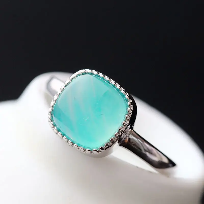 100% Sterling Silver S925 Rings Handmade Natural Amazonite Thai Silver Fashion Jewelry for Women Pure Argentum Hand Ornaments
100% Sterling Silver S925 Rings Handmade Natural Amazonite Thai Silver Fashion Jewelry for Women Pure Argentum Hand Ornaments