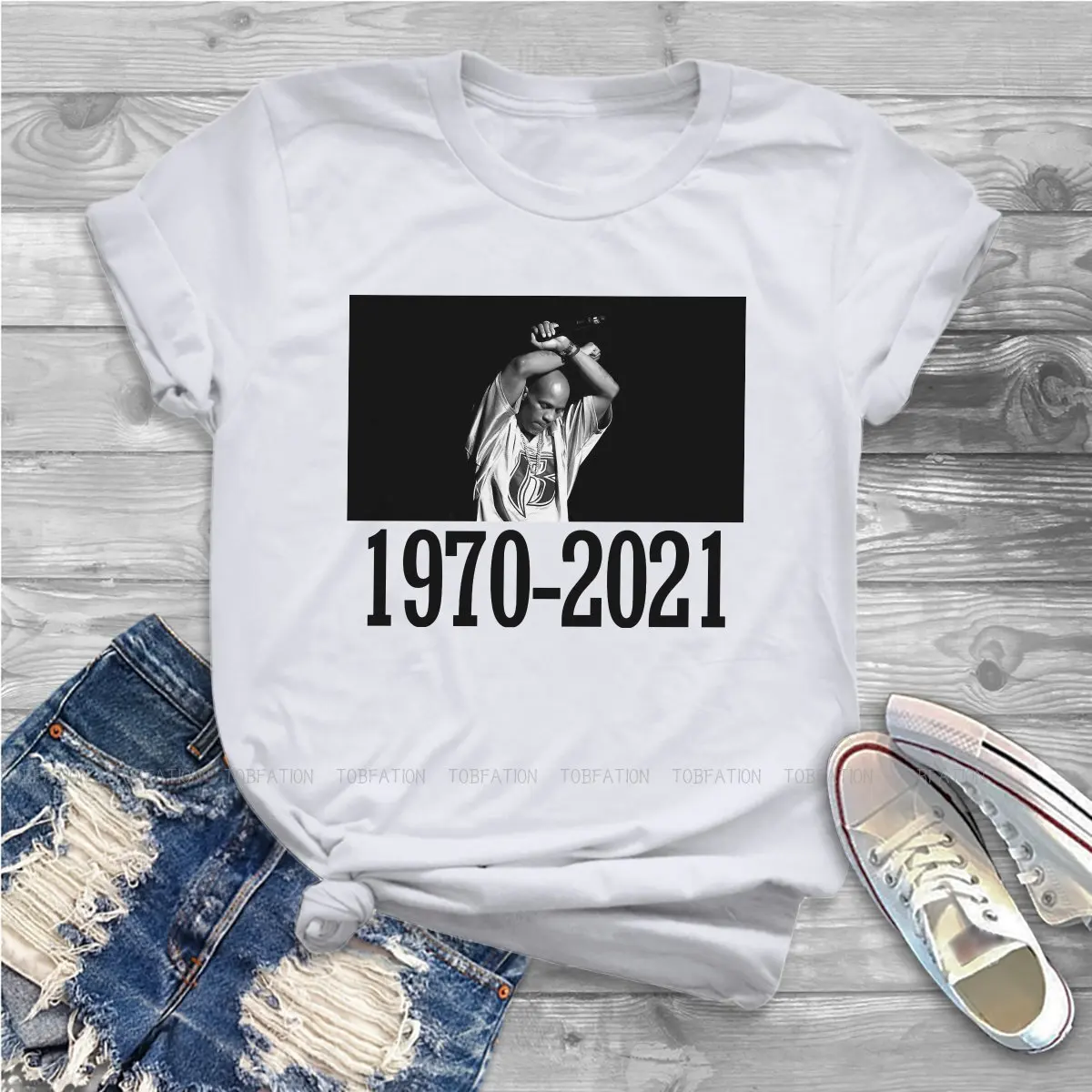 Music Singer Female Shirts RIP DMX Hip Hop Rapper Loose Vintage Women Tshirts Harajuku Casual Feminine Blusas
Music Singer Female Shirts RIP DMX Hip Hop Rapper Loose Vintage Women Tshirts Harajuku Casual Feminine Blusas