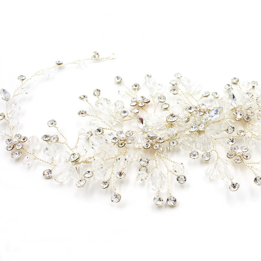 Crystal Bridal Hair Accessories wedding headdress forehead hair jewelry twigs & Honey
Crystal Bridal Hair Accessories wedding headdress forehead hair jewelry twigs & Honey