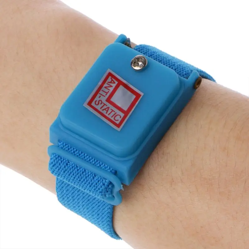 CPDD Blue Anti Static Wrist Strap Cordless Bracelet Wireless Adjustable Electrostatic ESD Discharge Cable Wristband
CPDD Blue Anti Static Wrist Strap Cordless Bracelet Wireless Adjustable Electrostatic ESD Discharge Cable Wristband
