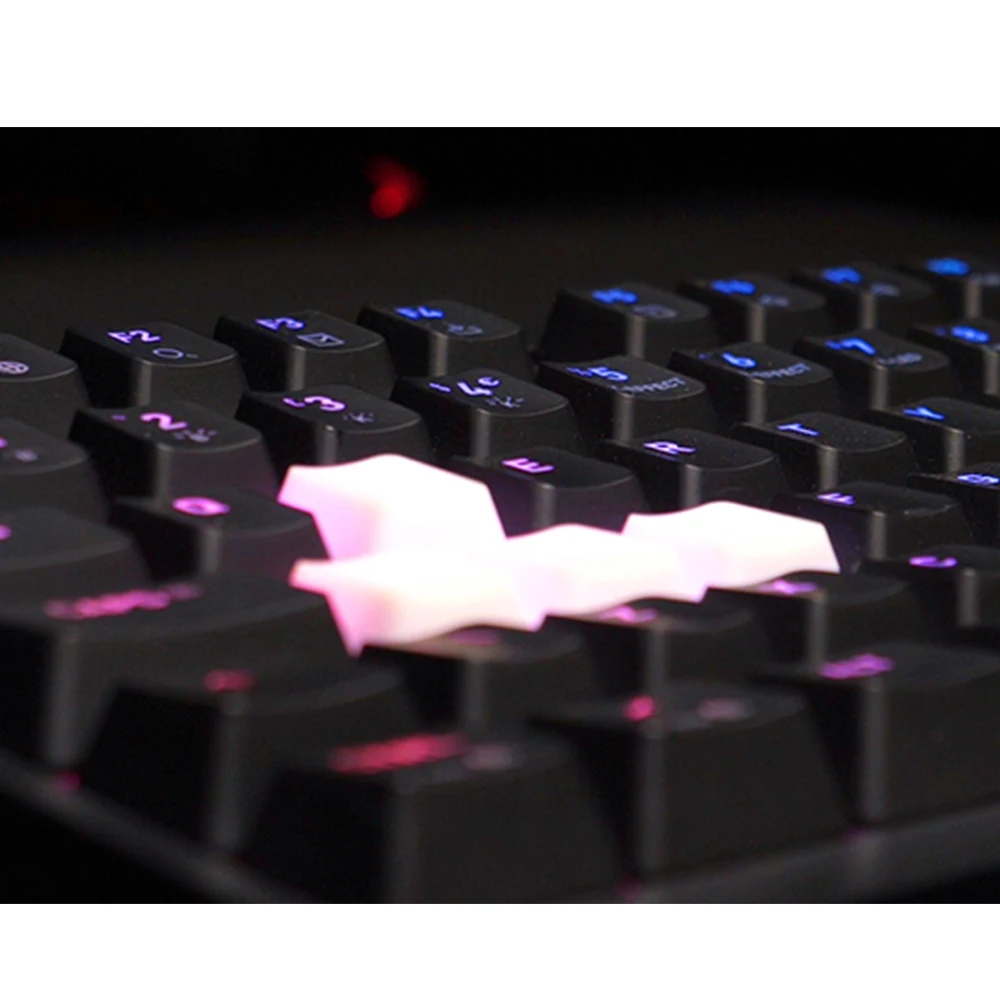 8 шт. ультратонкие белые клавиши со стрелками ABS PC E-sports колпачки для клавиш OEM