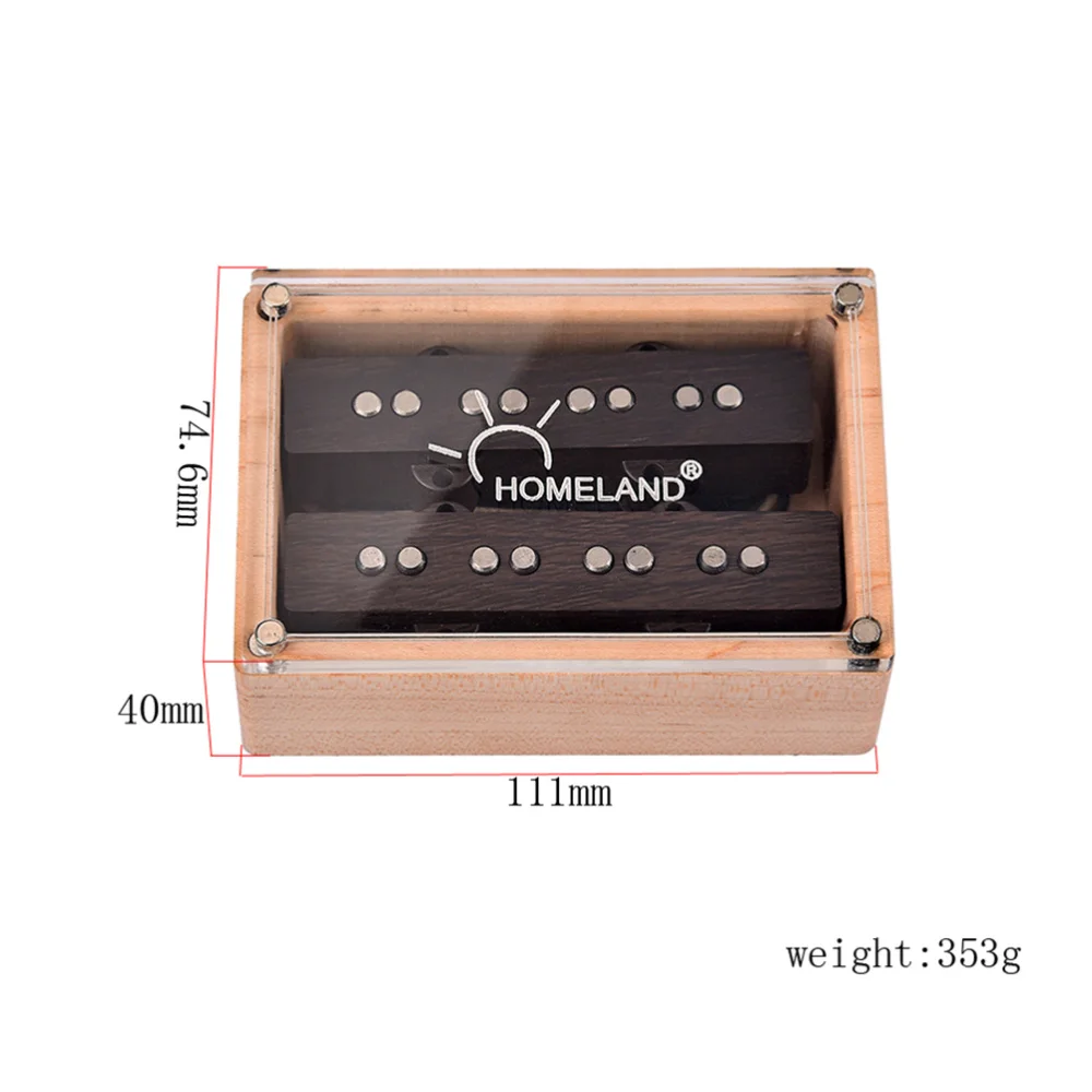 4 String Guitar Pickup Set with Pickup Frame for Electric Guitar Parts Replacement
4 String Guitar Pickup Set with Pickup Frame for Electric Guitar Parts Replacement
