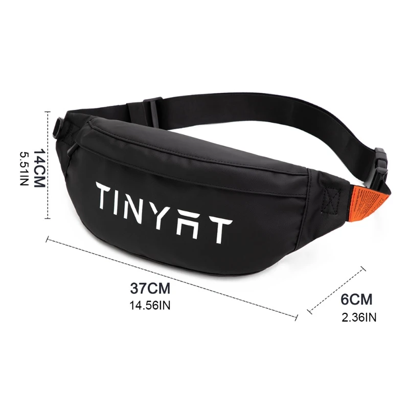 LX9F Men Letters Print Large Fanny Pack Waterproof Waist Bag Adjustable Nylon Pouch
LX9F Men Letters Print Large Fanny Pack Waterproof Waist Bag Adjustable Nylon Pouch