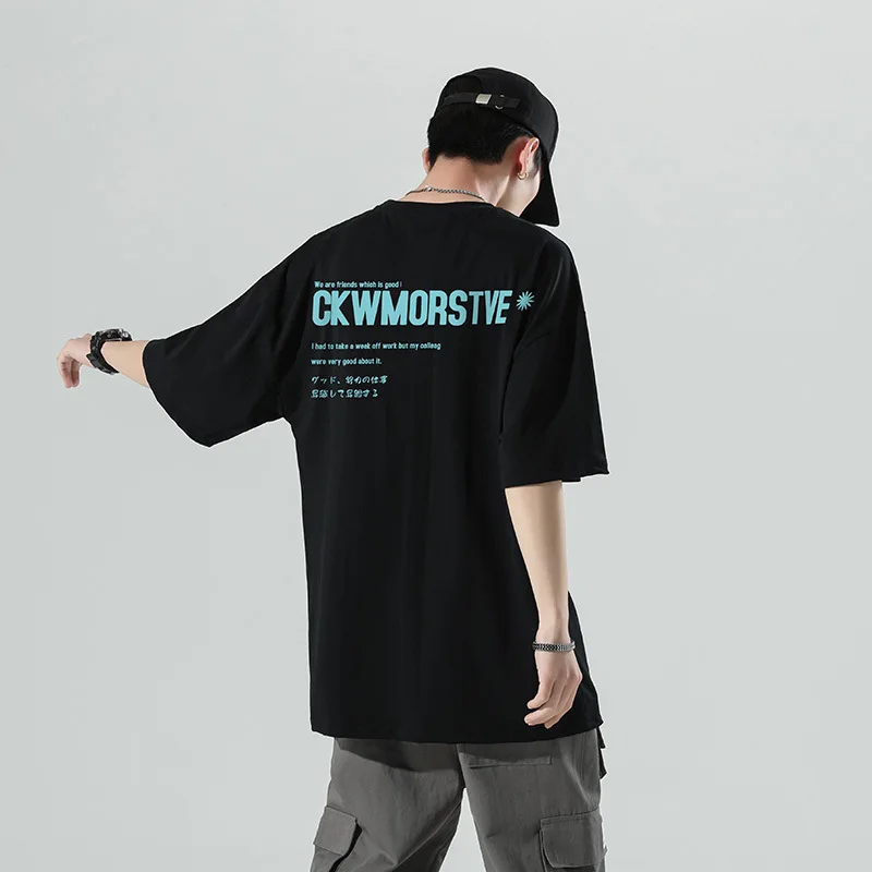 Short Sleeve Men's 2021 New Fashion Brand T-shirt Loose Cotton Half Sleeve Men's Summer Simple Printing T-shirt
Short Sleeve Men's 2021 New Fashion Brand T-shirt Loose Cotton Half Sleeve Men's Summer Simple Printing T-shirt