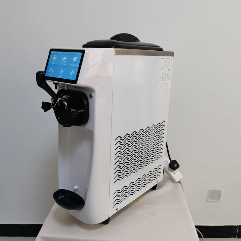 Commercial Desktop Mini Ice Cream Makers Fully Automatic Soft Ice Cream Machine Single Head Ice Cream Machine
Commercial Desktop Mini Ice Cream Makers Fully Automatic Soft Ice Cream Machine Single Head Ice Cream Machine