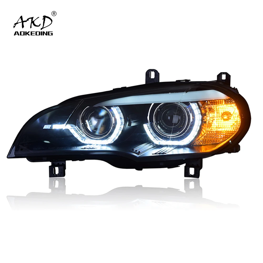 AKD Car Styling for BMW X5 E70 2007-2013 X6 E71 Angel Eye Headlight LED DRL Signal Lamp Hid Auto Accessories
AKD Car Styling for BMW X5 E70 2007-2013 X6 E71 Angel Eye Headlight LED DRL Signal Lamp Hid Auto Accessories