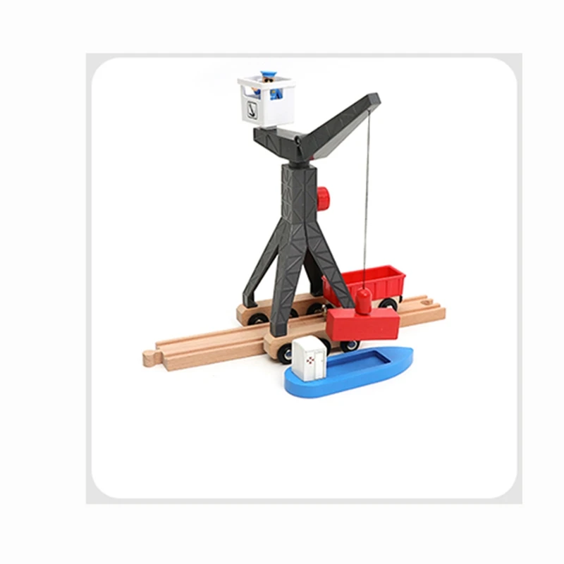 Wooden Cranes Toys Wooden Train Track Railway Accessories Move Cranes Model Educational Slot DIY Wood Tracks for Kids
Wooden Cranes Toys Wooden Train Track Railway Accessories Move Cranes Model Educational Slot DIY Wood Tracks for Kids