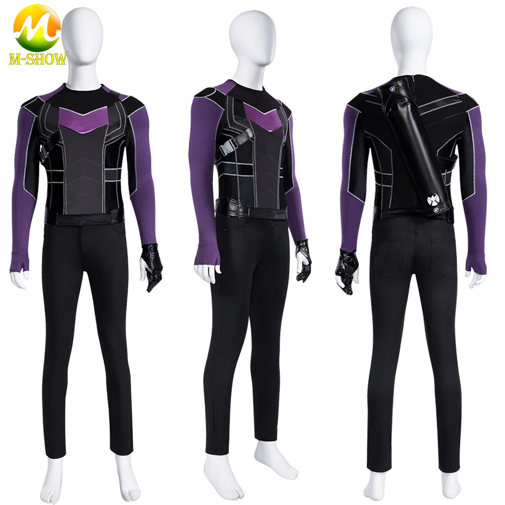 Superhero Cosplay Hawkeye Costume Clint Barton Outfit Woith Quiver Halloweewn Carnival Party Suit for Adult Men Custom Made
Superhero Cosplay Hawkeye Costume Clint Barton Outfit Woith Quiver Halloweewn Carnival Party Suit for Adult Men Custom Made