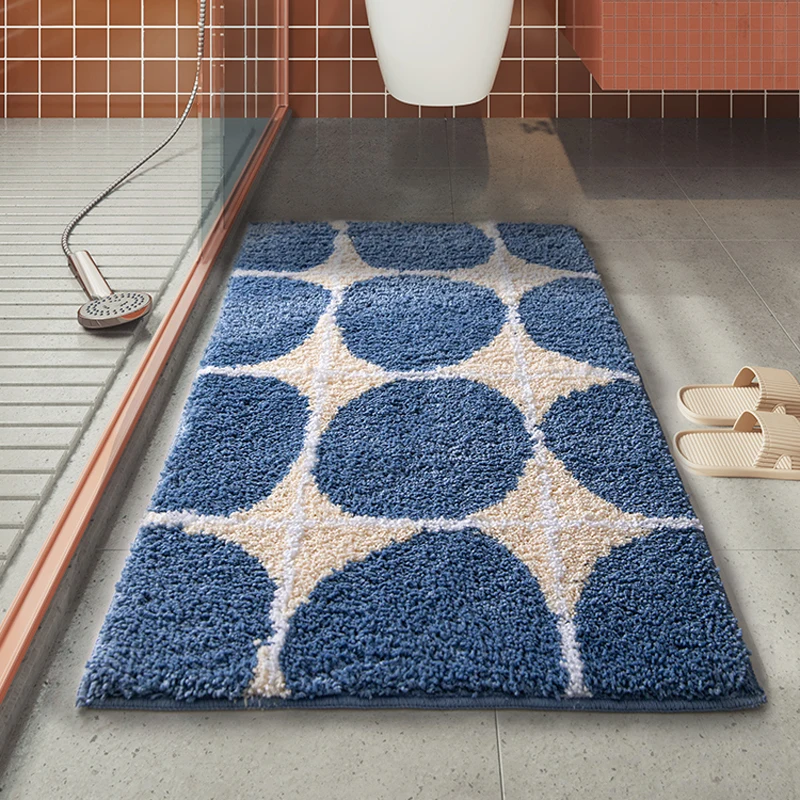 Nordic Plaid Bathmat Fluffy Rug Flocking Tub Side Mat Carpet Bathroom Door Floor Anti Slip Doormat Home Decor
Nordic Plaid Bathmat Fluffy Rug Flocking Tub Side Mat Carpet Bathroom Door Floor Anti Slip Doormat Home Decor