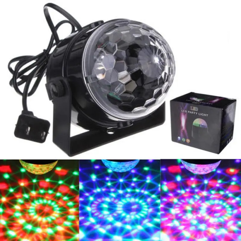 Модный RGB LED сценическое освещение хрустальный магический шар Эффект диско-бар DJ