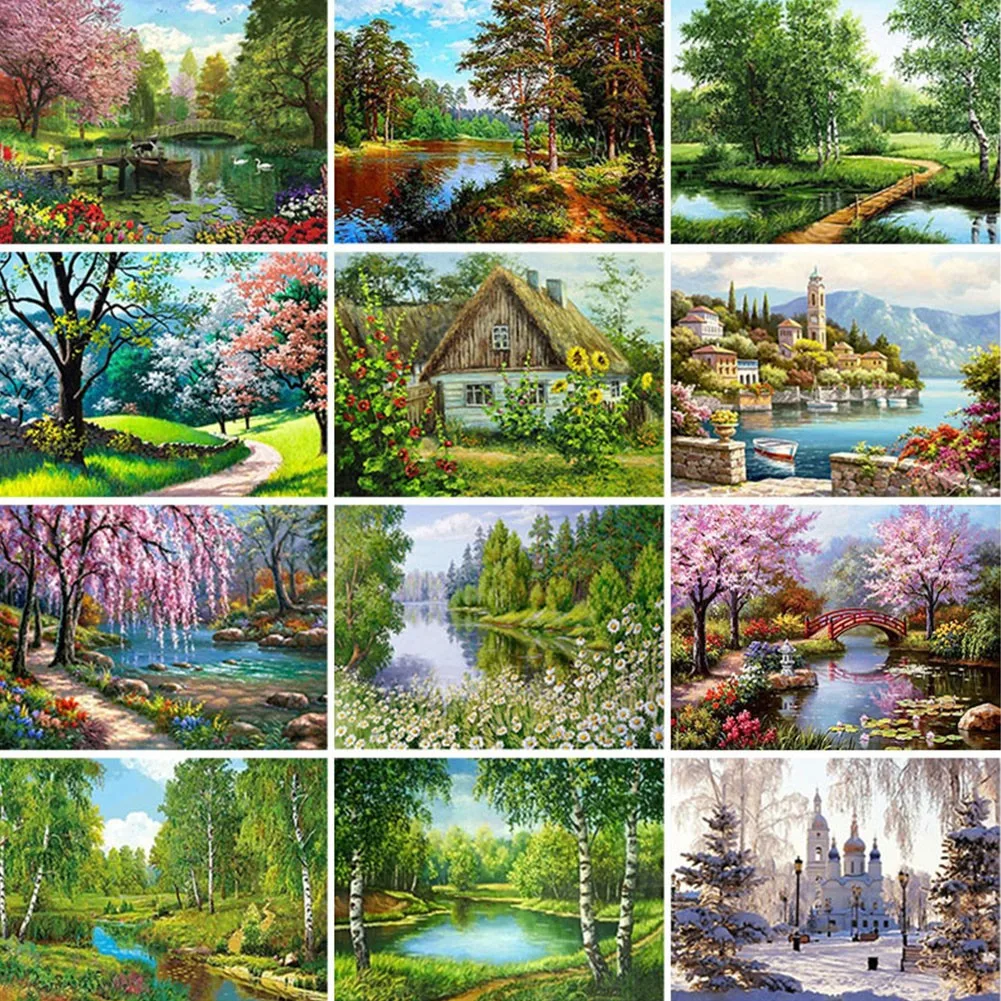 5D DIY Diamond Painting Full Drill Garden Scenery Diamond Embroidery Cross Stitch Mosaic Rhinestones Art Picture Home Decor
5D DIY Diamond Painting Full Drill Garden Scenery Diamond Embroidery Cross Stitch Mosaic Rhinestones Art Picture Home Decor