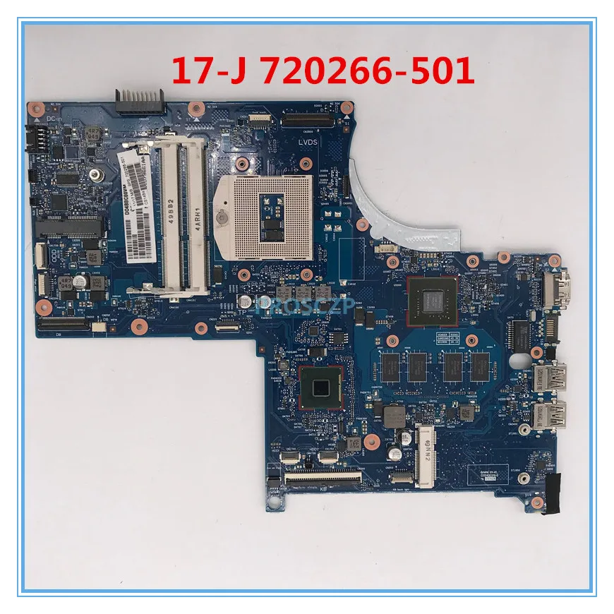 Высокое качество для ENVY 17 j материнская плата ноутбука 720266 501 601 001 6050A2549801 MB A02 100%
