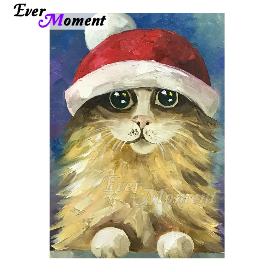 Ever Moment Diamond Painting 5D DIY Handmade Picture Of Rhinestone Cat Christmas Cross Stitch Home Diamond Embroidery ASF1846
Ever Moment Diamond Painting 5D DIY Handmade Picture Of Rhinestone Cat Christmas Cross Stitch Home Diamond Embroidery ASF1846