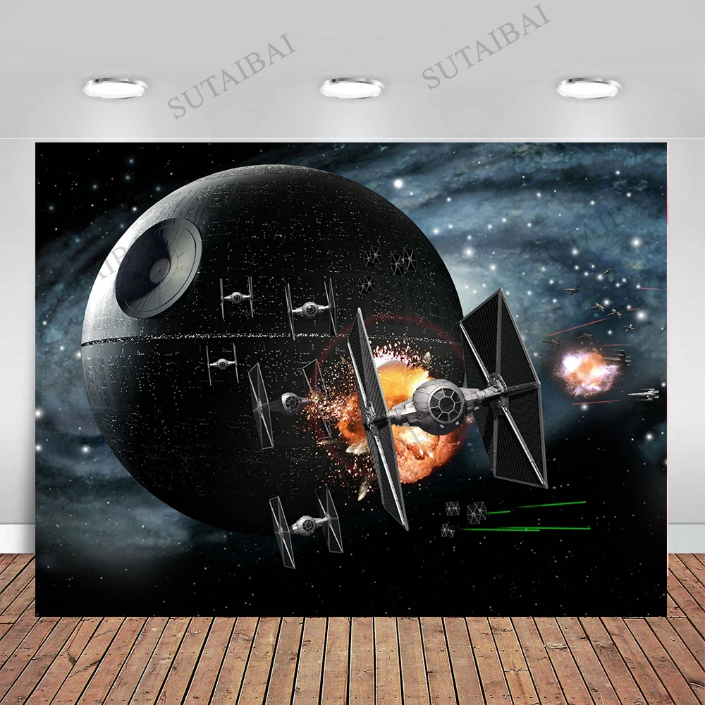 Universe Death Star Outer Space Ship Battle Background High Quality Computer Print Party Photo Backdrop Wallpaper Wall
Universe Death Star Outer Space Ship Battle Background High Quality Computer Print Party Photo Backdrop Wallpaper Wall