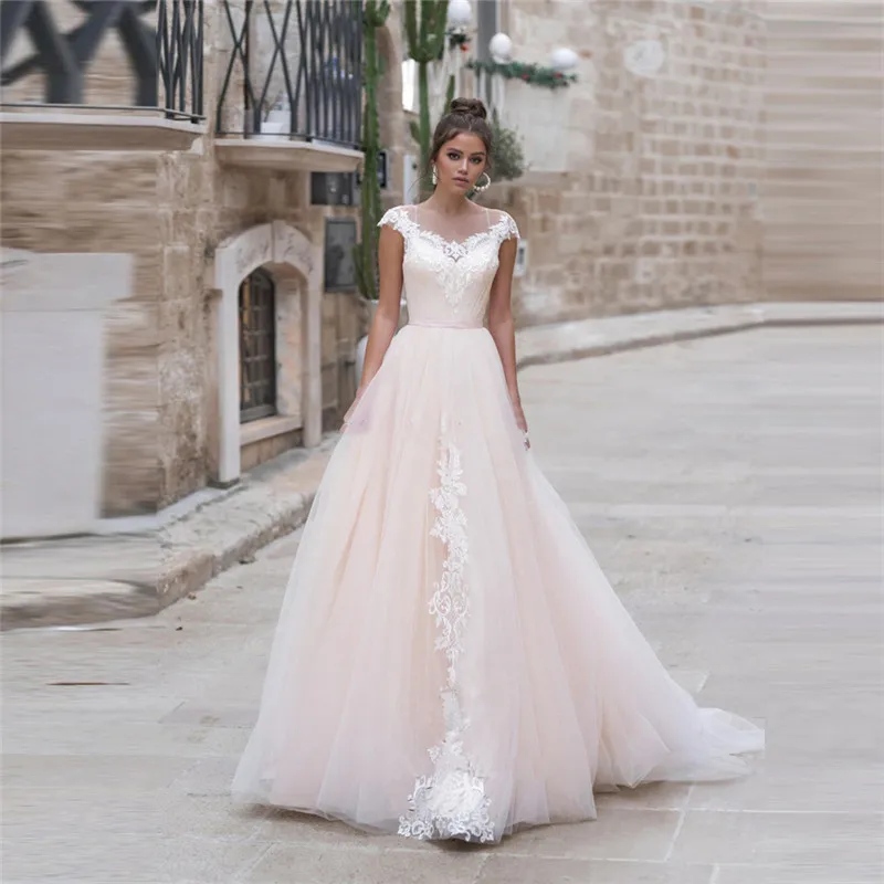 Платье Свадебное ТРАПЕЦИЕВИДНОЕ из прозрачного тюля, с кружевной аппликацией и открытой спиной, с короткими рукавами, на заказ, 2020
Платье Свадебное ТРАПЕЦИЕВИДНОЕ из прозрачного тюля, с кружевной аппликацией и открытой спиной, с короткими рукавами, на заказ, 2020