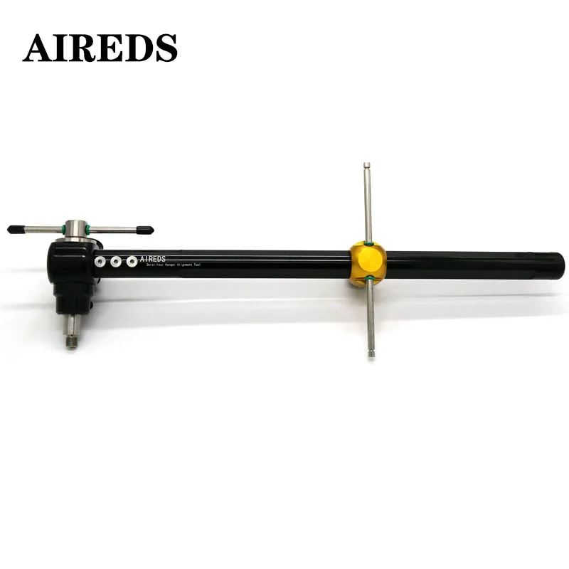 AIREDS Bicycle Derailleur Hanger Alignment Gauge Alignment Ranging Tool Foldable Fixed Gear for MTB Road Bike Accessories
AIREDS Bicycle Derailleur Hanger Alignment Gauge Alignment Ranging Tool Foldable Fixed Gear for MTB Road Bike Accessories