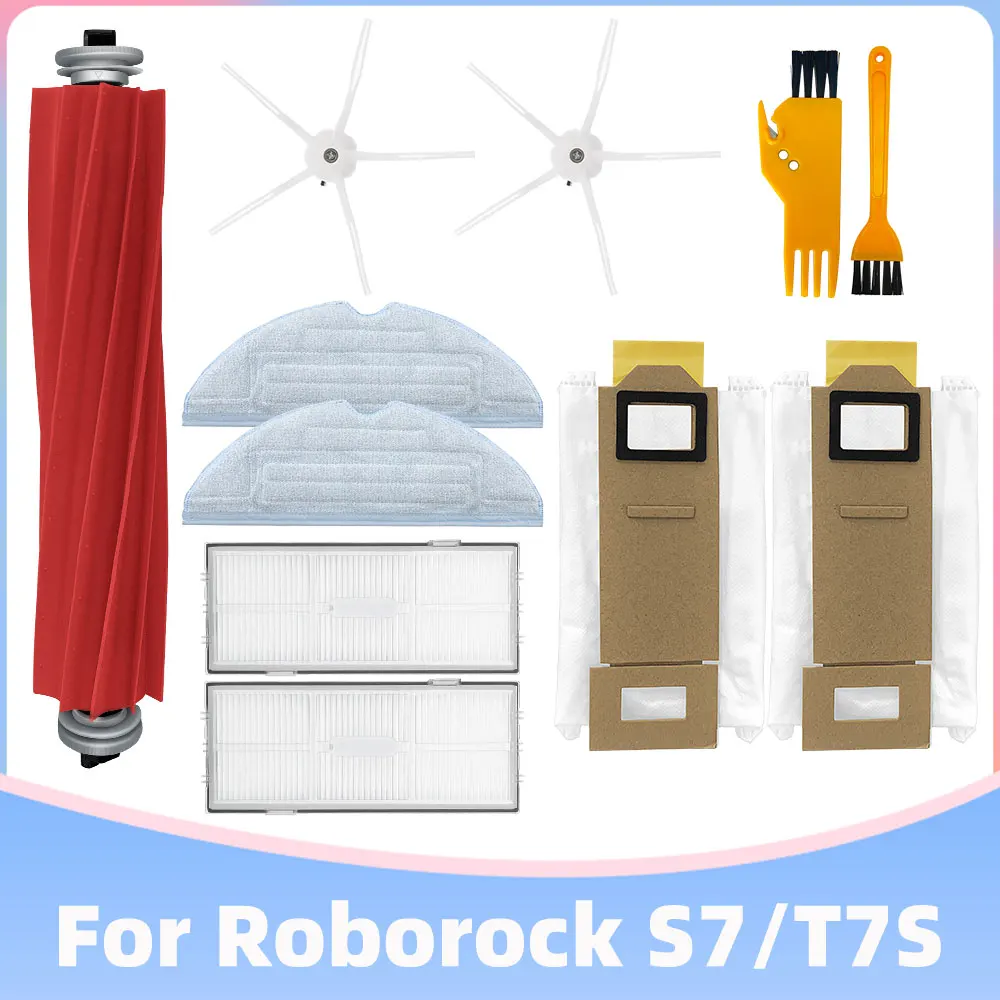 Replacement Mop Pad Robodock Dust Bag Hepa Filter Side Roller Brush Parts for Roborock S7 Robot Vacuum Cleaner Spare Accessories
Replacement Mop Pad Robodock Dust Bag Hepa Filter Side Roller Brush Parts for Roborock S7 Robot Vacuum Cleaner Spare Accessories