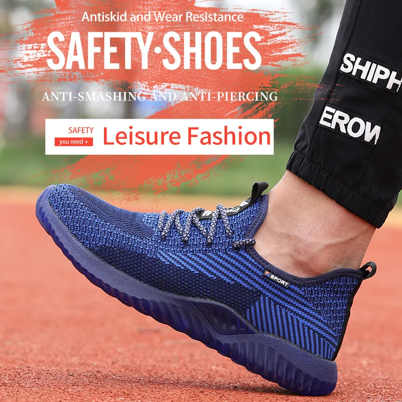 Men Steel Toe Work Safety Shoes Construction Protect Mesh Shoes Women Casual Sport Shoes Puncture-Proof Unisex Sneakers
Men Steel Toe Work Safety Shoes Construction Protect Mesh Shoes Women Casual Sport Shoes Puncture-Proof Unisex Sneakers