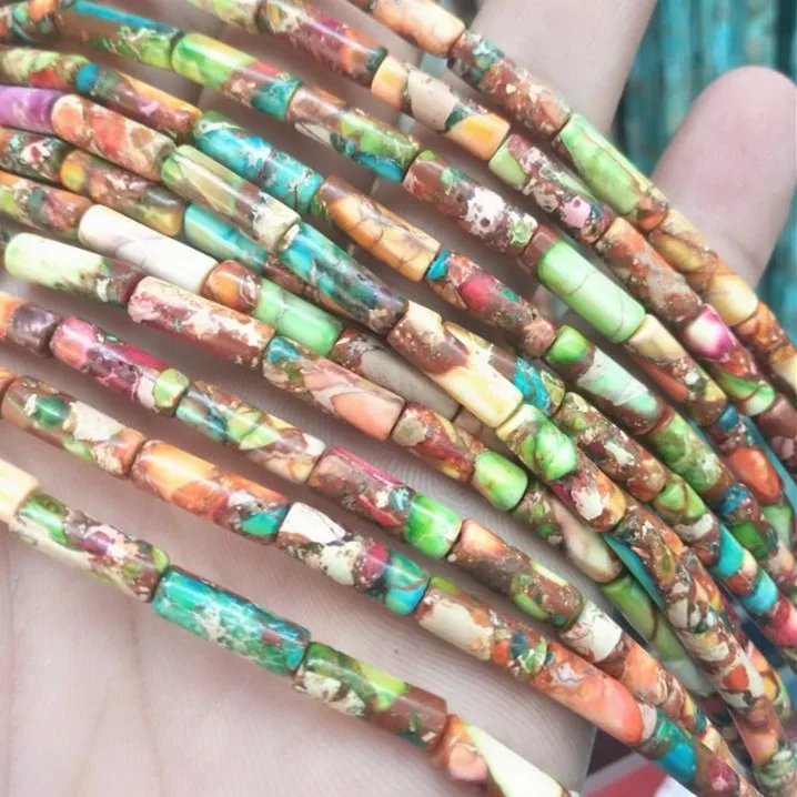 30pcs nature imperial jasper tube shape for women bracelets making size 4x13mm more colors availble new arrived wholesale price
30pcs nature imperial jasper tube shape for women bracelets making size 4x13mm more colors availble new arrived wholesale price