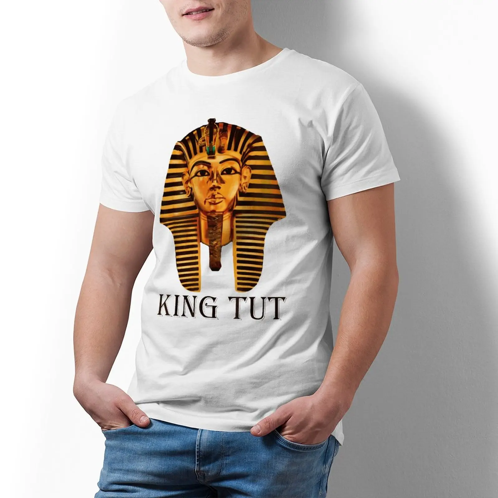 King Tut Tshirt Casual Cotton Short Sleeve T Shirt Graphic Streetwear T-Shirt Man 4xl
King Tut Tshirt Casual Cotton Short Sleeve T Shirt Graphic Streetwear T-Shirt Man 4xl