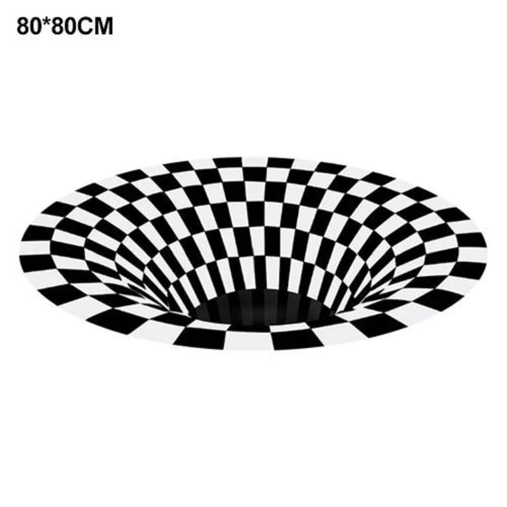 3D Three-dimensional Black&White Stereo Vision Mat for Living Room Visual Illusion 3D Rug Carpet For bedroom Home Decorative
3D Three-dimensional Black&White Stereo Vision Mat for Living Room Visual Illusion 3D Rug Carpet For bedroom Home Decorative
