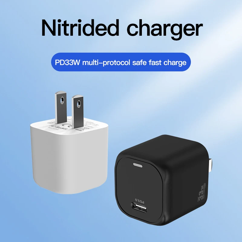 Portable Mini GaN Charger PD Gallium Nitride 33W Fast Mobile Phone Charger for iPhone 11 12 13 USB C Charger Phone Accessories
Portable Mini GaN Charger PD Gallium Nitride 33W Fast Mobile Phone Charger for iPhone 11 12 13 USB C Charger Phone Accessories