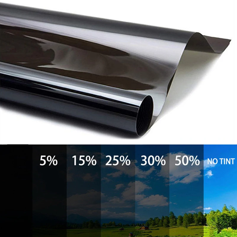 1Roll Window Tint Film Glass Sticker Shade 5%-50% VLT for Car UV Foils Sticker Films 
1Roll Window Tint Film Glass Sticker Shade 5%-50% VLT for Car UV Foils Sticker Films