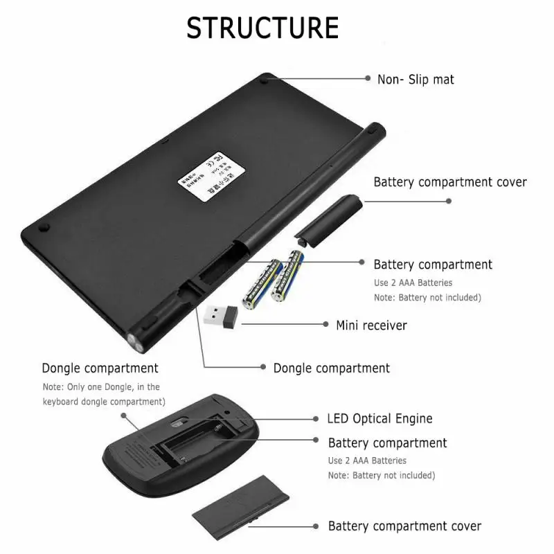 2.4G Keyboard Mouse Combo Set Multimedia Wireless Keyboard And Mouse For Notebook Laptop Desktop PC TV Office Supplies Dropship
2.4G Keyboard Mouse Combo Set Multimedia Wireless Keyboard And Mouse For Notebook Laptop Desktop PC TV Office Supplies Dropship