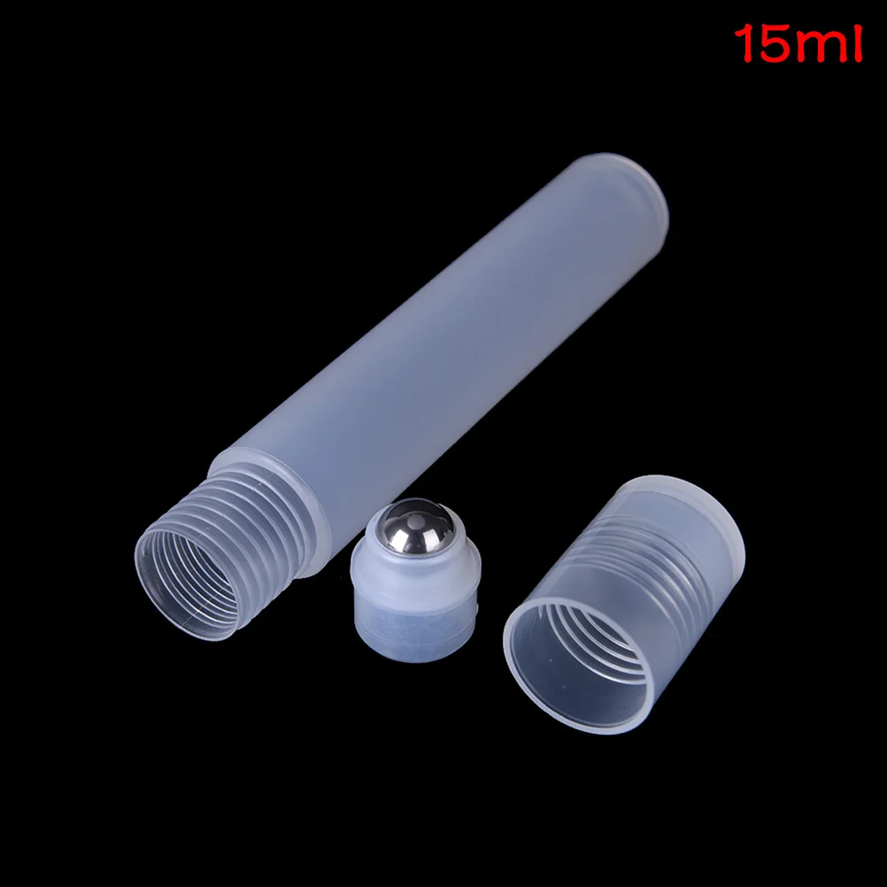 15ML Plastic Roll On Bottle Liquid Essential Oil Perfume Empty Bottle Mini Sample Container With Steel Single Roller Balls
15ML Plastic Roll On Bottle Liquid Essential Oil Perfume Empty Bottle Mini Sample Container With Steel Single Roller Balls