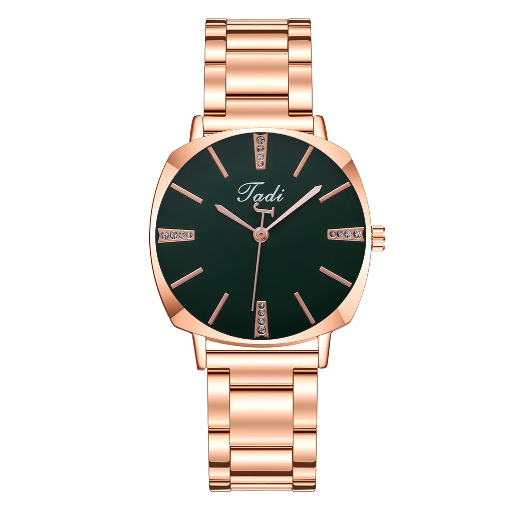 Luxury Rose Gold Ladies Watch Fashion Women Square Crystal Dial Stainless Steel Belt Quartz Watch reloj mujer /d
Luxury Rose Gold Ladies Watch Fashion Women Square Crystal Dial Stainless Steel Belt Quartz Watch reloj mujer /d