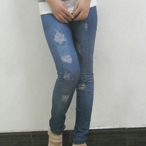 Fashion Women Elastic Leggings Skinny Ripped Hole Jeans Trousers Pencil Pants Ripped hole design, fashion and sexy for women !!!
Fashion Women Elastic Leggings Skinny Ripped Hole Jeans Trousers Pencil Pants Ripped hole design, fashion and sexy for women !!!