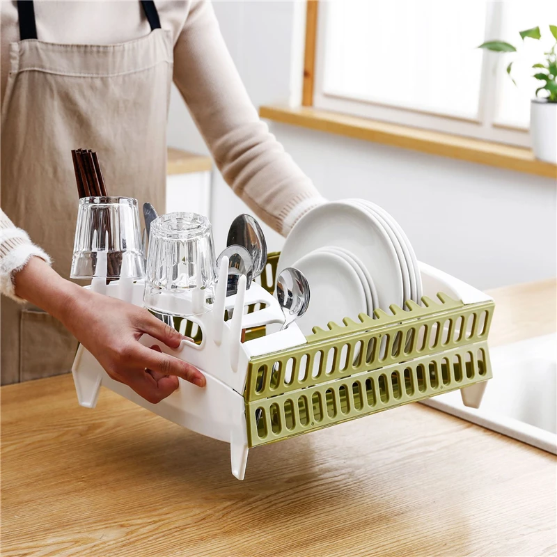 Foldable Dish Rack Bowl Tableware Plate Storage Organizer Holder Portable Fold Drying Rack Shelf Dishrack Kitchen Drainer Tool
Foldable Dish Rack Bowl Tableware Plate Storage Organizer Holder Portable Fold Drying Rack Shelf Dishrack Kitchen Drainer Tool