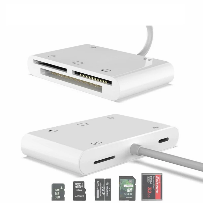 C76 для iPhone CF XD кардридер 5 в 1 молния USB3.0 разъем TF SD камера XD кардридер адаптер высокого тока мА
C76 для iPhone CF XD кардридер 5 в 1 молния USB3.0 разъем TF SD камера XD кардридер адаптер высокого тока мА