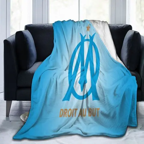 Olympique De Marseille Throw Blanket Marseille Football Soft Warm Lightweight Blanket for Travel Hotel Bedspread for Adults
Olympique De Marseille Throw Blanket Marseille Football Soft Warm Lightweight Blanket for Travel Hotel Bedspread for Adults