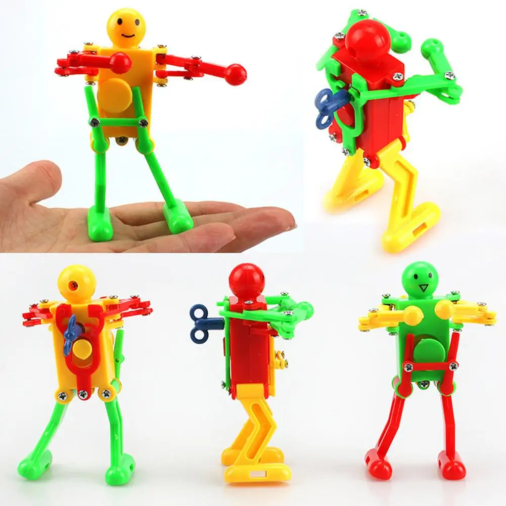 Windup робот-танцор игрушки для мальчиков многоцветный весенний Заводной танцор
