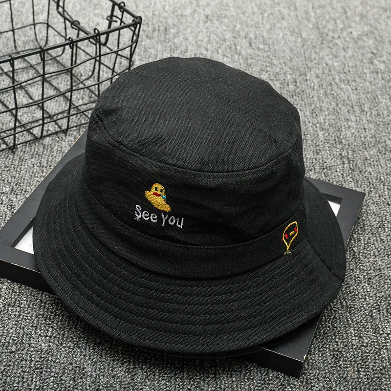 Women's Cartoon Duck Bucket Hat Men Bob Winter Cotton Panama Hip Hop Caps Embroidery Outdoor Streetwear Fishing Fisherman Hat
Women's Cartoon Duck Bucket Hat Men Bob Winter Cotton Panama Hip Hop Caps Embroidery Outdoor Streetwear Fishing Fisherman Hat