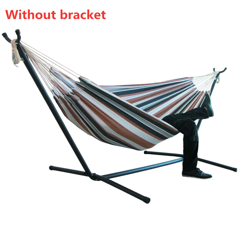 Outdoor Large Hammock Without Steel Stand For Garden Courtyard Indoors Comfort Durability Yard Striped Hanging Chair Hammocks
Outdoor Large Hammock Without Steel Stand For Garden Courtyard Indoors Comfort Durability Yard Striped Hanging Chair Hammocks