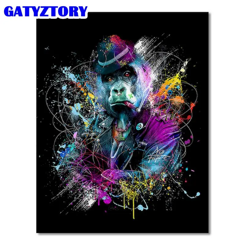 GATYZTORY Frame Picture By Numbers Colorful Animal Painting By Number Handmade Unique Gift Home Decoration Wall Paints Artwork
GATYZTORY Frame Picture By Numbers Colorful Animal Painting By Number Handmade Unique Gift Home Decoration Wall Paints Artwork