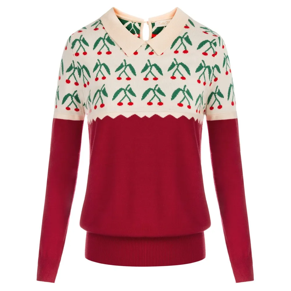 Women Contrast Color Sweater Long Sleeve Lapel Collar Pullover Knitwear Long-sleeved Lapel Contrast Sweater Ribbed Sleeve Cuffs
Women Contrast Color Sweater Long Sleeve Lapel Collar Pullover Knitwear Long-sleeved Lapel Contrast Sweater Ribbed Sleeve Cuffs