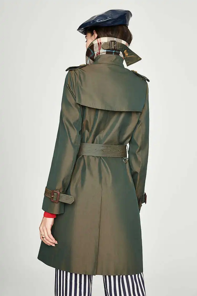 women style England trench coat 2021 Fall/Winter double-breasted windbreaker coat Chic women's elegant overcoat A637
women style England trench coat 2021 Fall/Winter double-breasted windbreaker coat Chic women's elegant overcoat A637