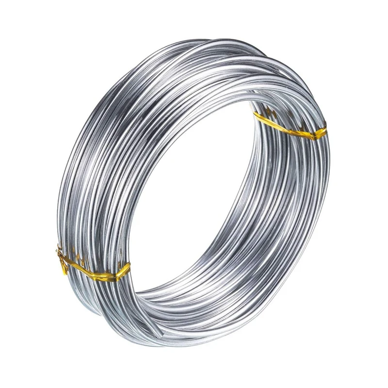 DHBH-m Aluminium Wire 10M Craft Silver Wire for Jewellery Making Clay Modelling Bonsai and Model
DHBH-m Aluminium Wire 10M Craft Silver Wire for Jewellery Making Clay Modelling Bonsai and Model