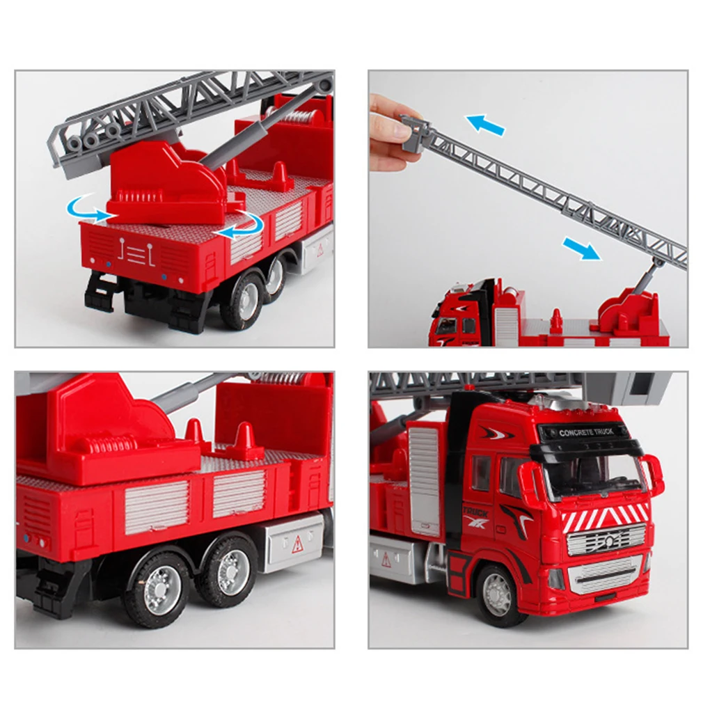 Children Boys 1:18 Pull Back Alloy ABS Fire Truck Toy Vehicle Model Birthday Holiday Gift
Children Boys 1:18 Pull Back Alloy ABS Fire Truck Toy Vehicle Model Birthday Holiday Gift