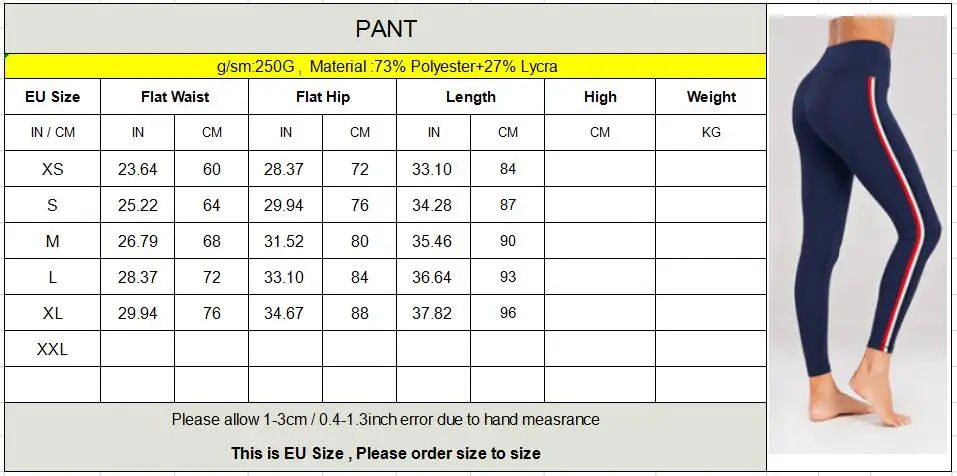 Women activewear stripe yoga pant blue sports leggings high waist stretchy gym tights women running pant workout fintess clothes
Women activewear stripe yoga pant blue sports leggings high waist stretchy gym tights women running pant workout fintess clothes